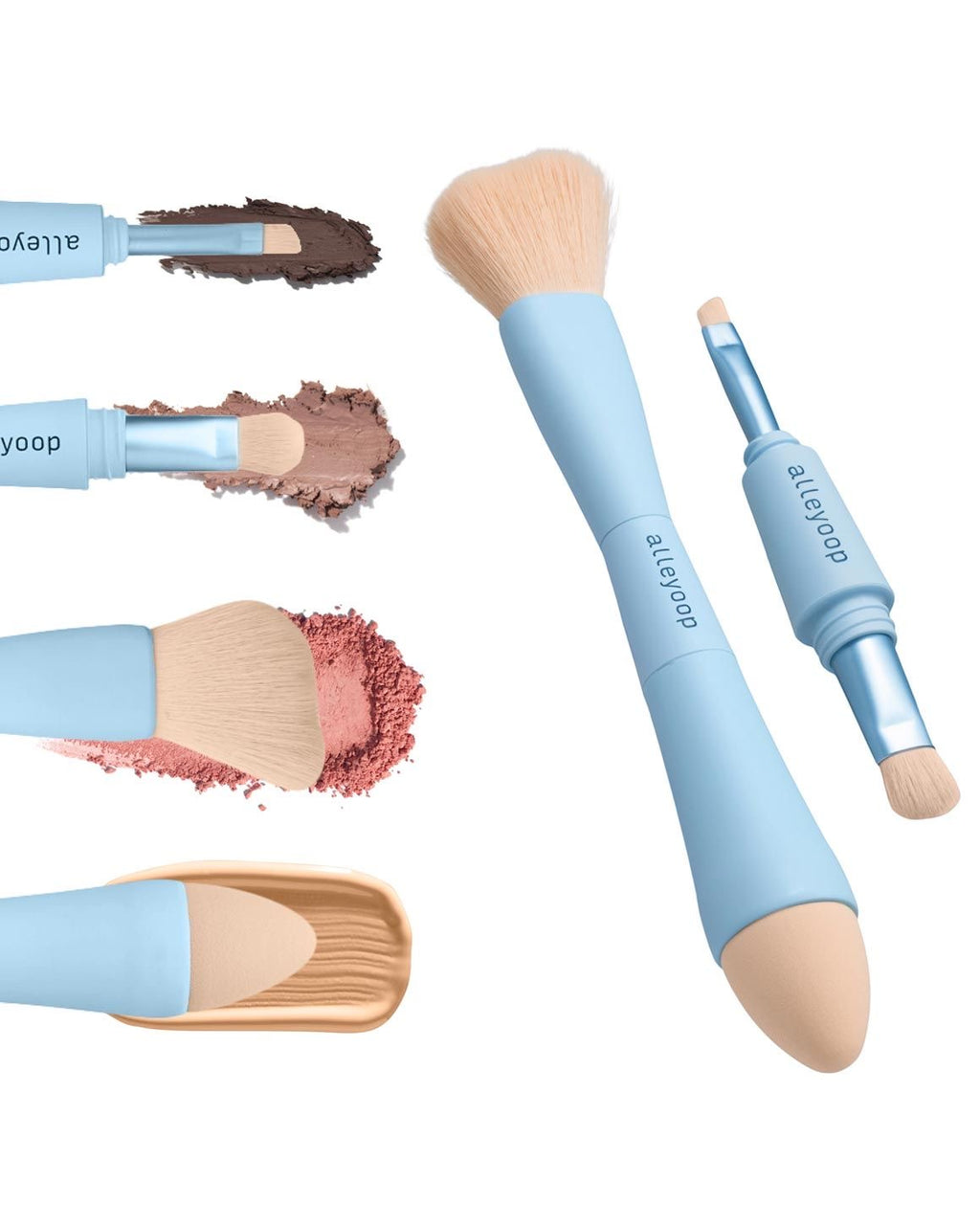 ALLEYOOP MULTI-TASKER 4 IN 1 MAKEUP BRUSH