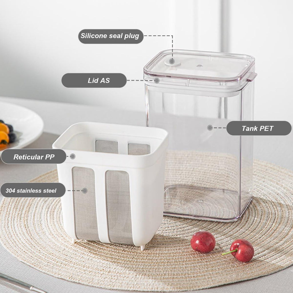 Greek Yogurt Strainer 1100ml – Multi-Purpose Yogurt Maker
