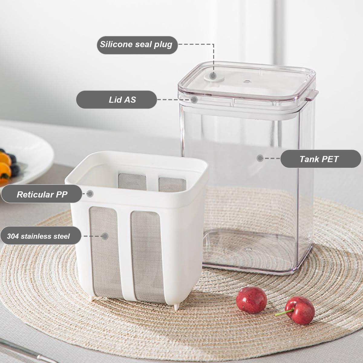 Greek Yogurt Strainer 1100ml – Multi-Purpose Yogurt Maker